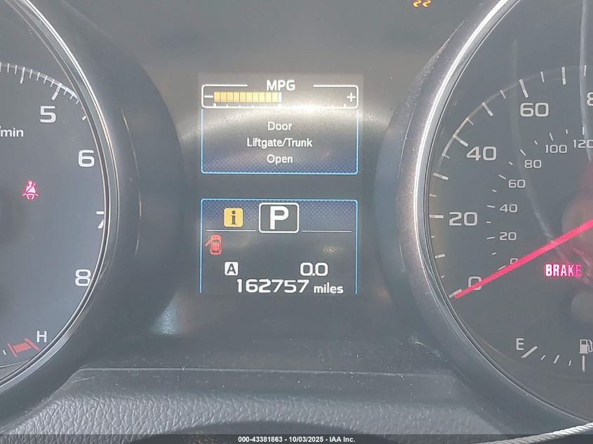 2015 Subaru Legacy 2.5I VIN: 4S3BNAA65F3002644 Lot: 43381863