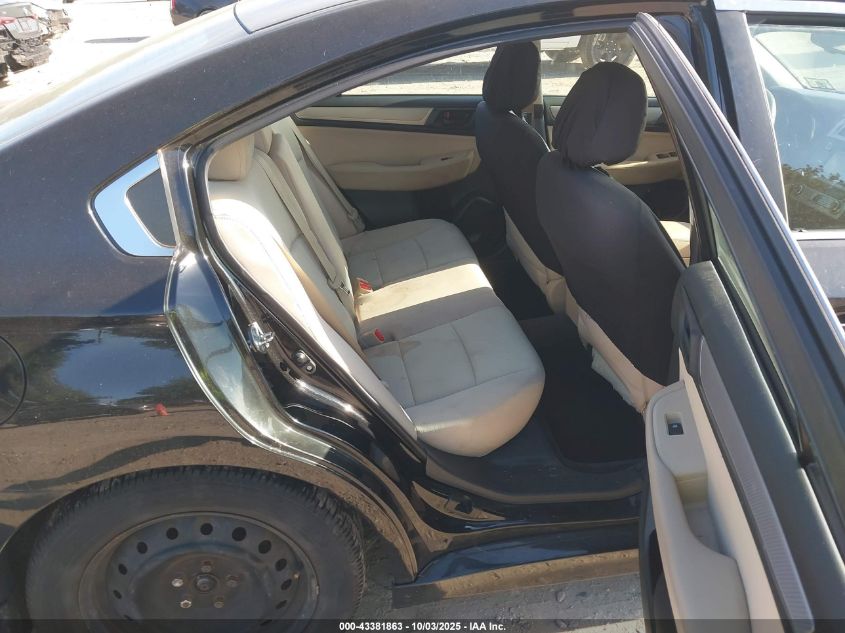 2015 Subaru Legacy 2.5I VIN: 4S3BNAA65F3002644 Lot: 43381863