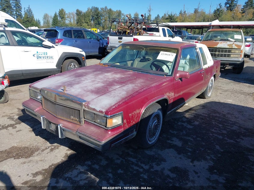1G6CD4787G4245050 1986 CADILLAC DE VILLE photo no. 2