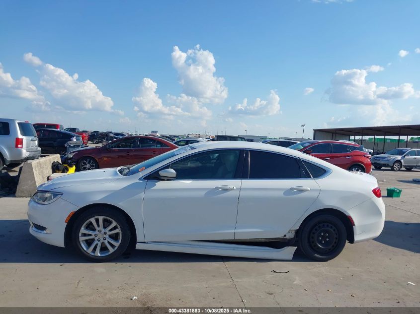 2015 Chrysler 200 Limited VIN: 1C3CCCAB7FN526518 Lot: 43381883