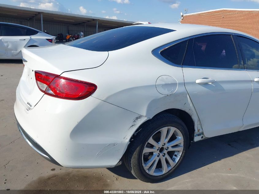 2015 Chrysler 200 Limited VIN: 1C3CCCAB7FN526518 Lot: 43381883