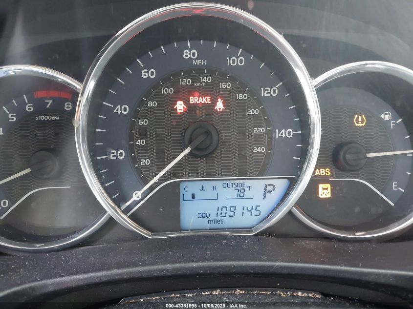 2014 Toyota Corolla L VIN: 2T1BURHE0EC008159 Lot: 43381895