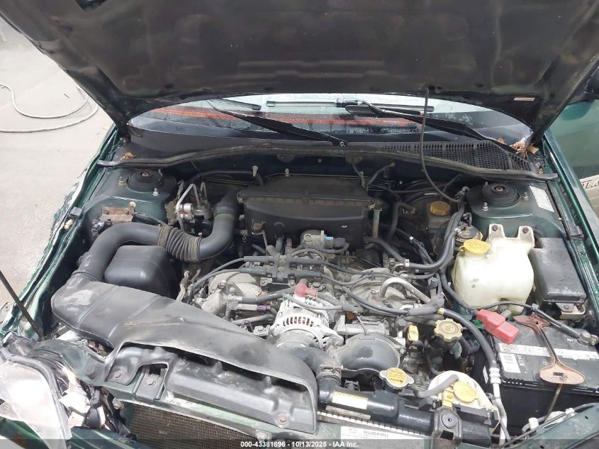 2000 Subaru Outback VIN: 4S3BH6752Y7662221 Lot: 43381896