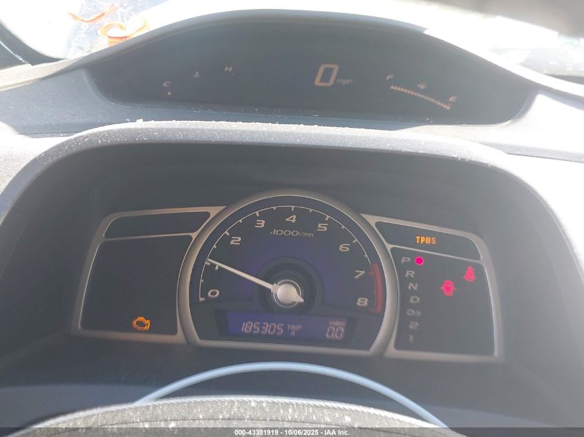 2009 Honda Civic Lx VIN: 2HGFA16589H350583 Lot: 43381919