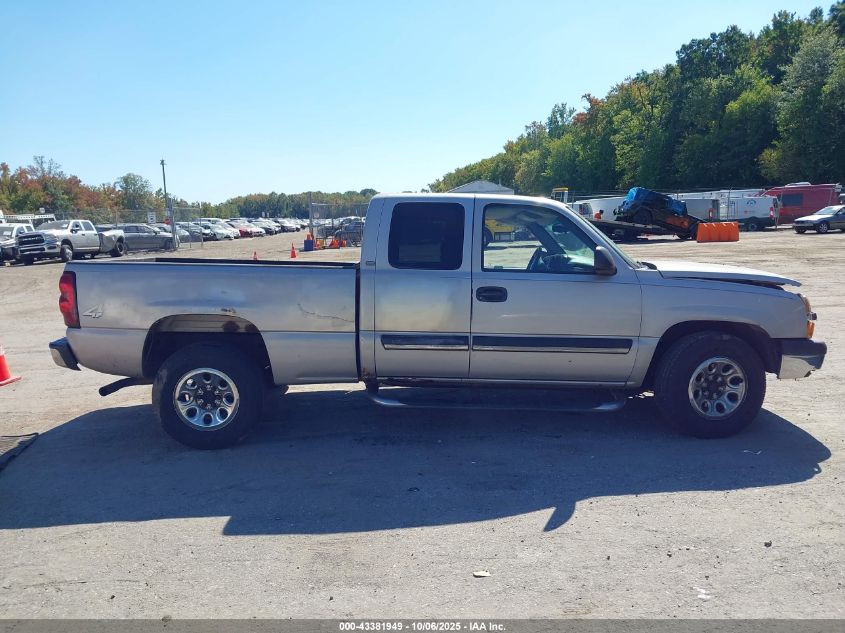 2005 Chevrolet Silverado 1500 Ls VIN: 1GCEK19TX5E187860 Lot: 43381949