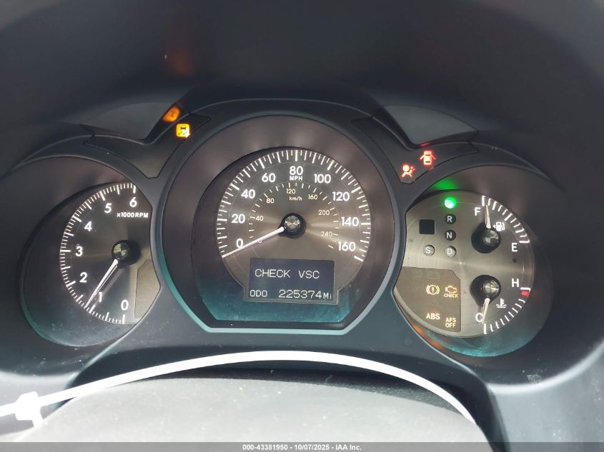 2007 Lexus Gs 350 VIN: JTHBE96S570025234 Lot: 43381950