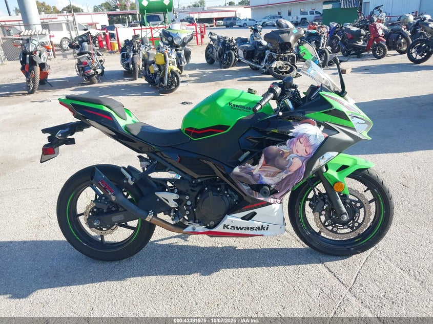 2022 Kawasaki Ex400 VIN: JKAEXKG1XNDAJ1189 Lot: 43381975