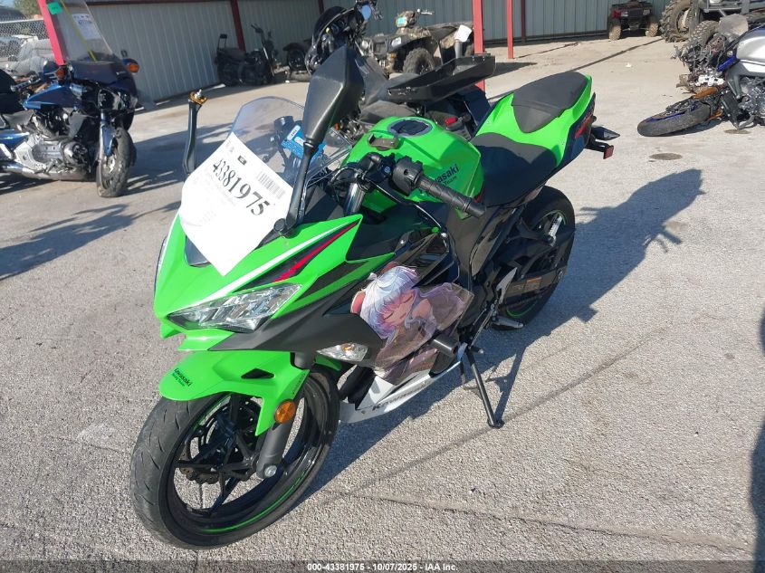 2022 Kawasaki Ex400 VIN: JKAEXKG1XNDAJ1189 Lot: 43381975