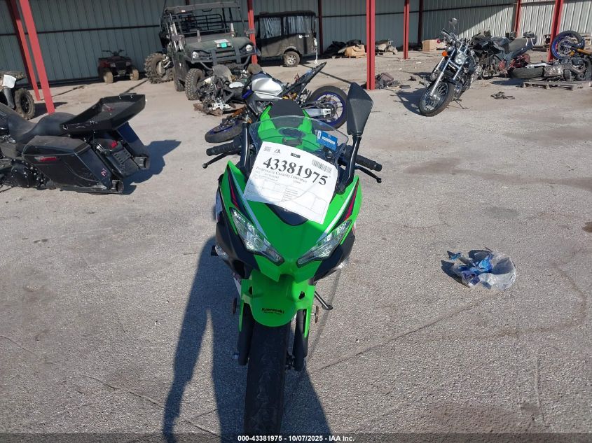 2022 Kawasaki Ex400 VIN: JKAEXKG1XNDAJ1189 Lot: 43381975