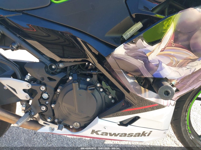 2022 Kawasaki Ex400 VIN: JKAEXKG1XNDAJ1189 Lot: 43381975