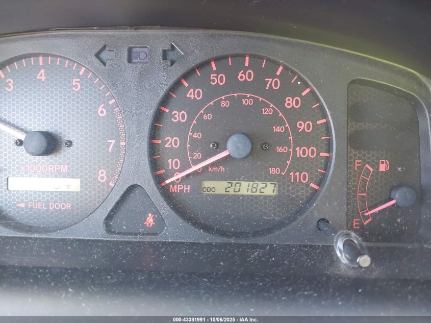 2002 Toyota Corolla S VIN: 1NXBR12E22Z626234 Lot: 43381991