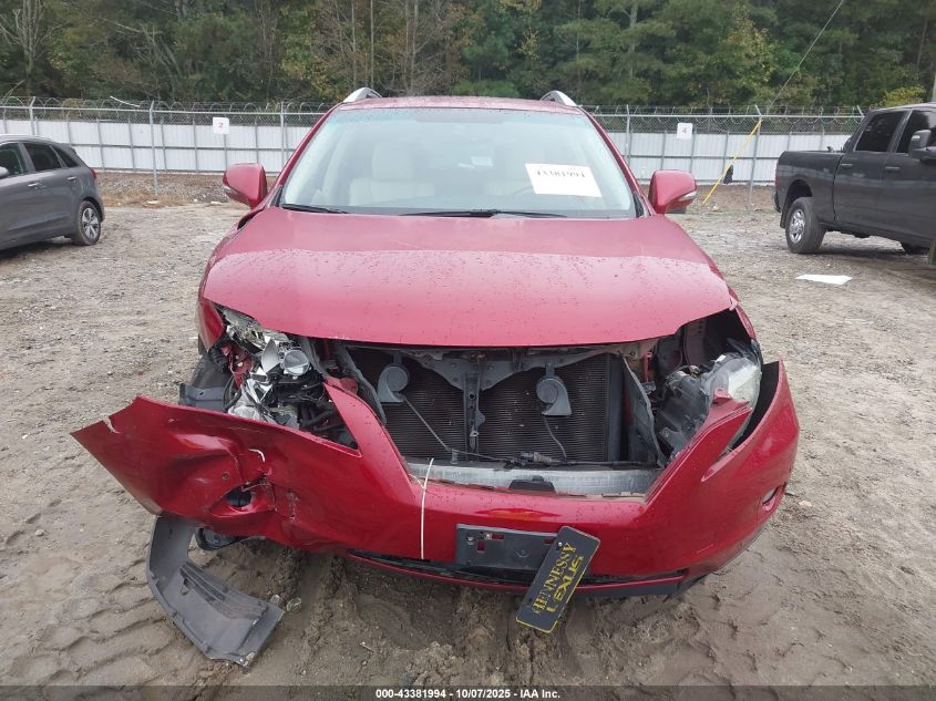 2011 Lexus Rx 350 VIN: 2T2BK1BA8BC116047 Lot: 43381994