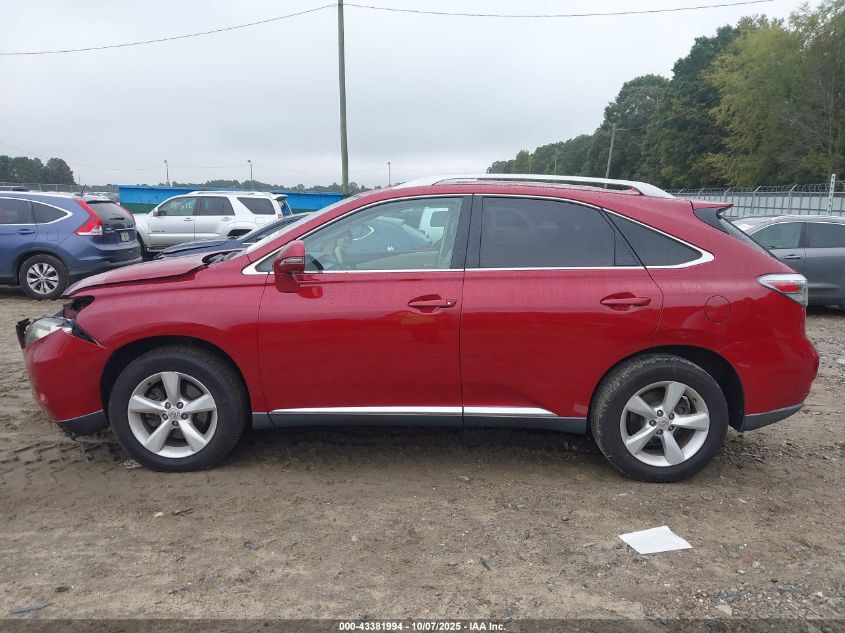 2011 Lexus Rx 350 VIN: 2T2BK1BA8BC116047 Lot: 43381994