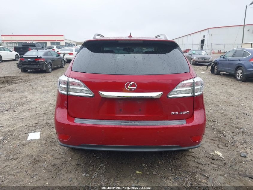 2011 Lexus Rx 350 VIN: 2T2BK1BA8BC116047 Lot: 43381994