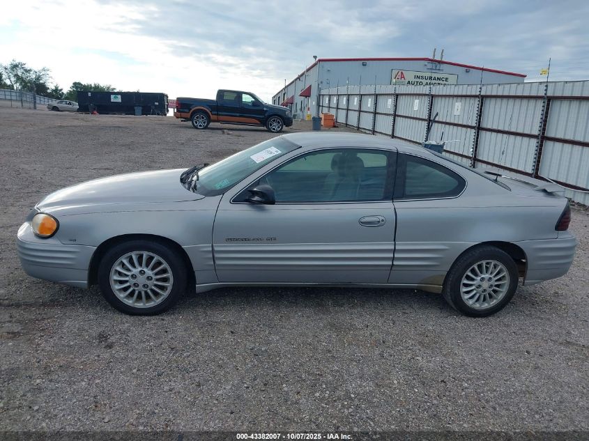 1999 Pontiac Grand Am Se2 VIN: 1G2NE12EXXM811642 Lot: 43382007