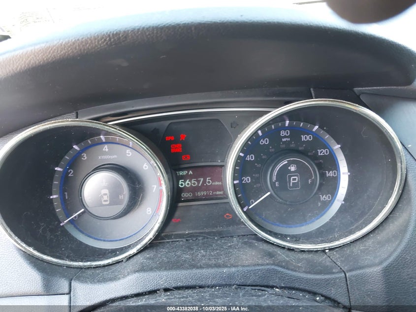 2011 Hyundai Sonata Gls VIN: 5NPEB4AC2BH034415 Lot: 43382038