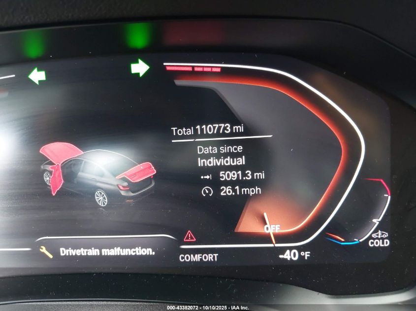 2020 BMW 330I xDrive VIN: 3MW5R7J0XL8B23962 Lot: 43382072