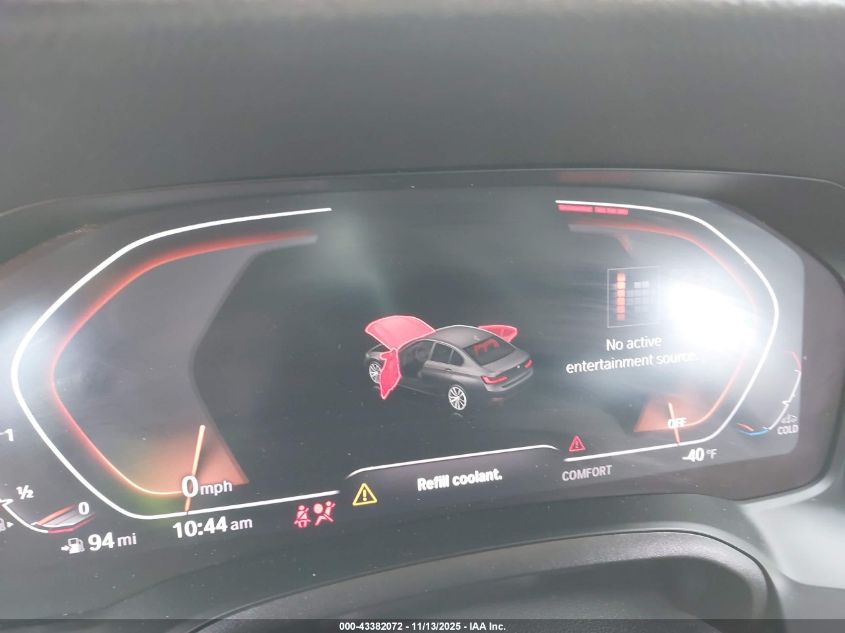 2020 BMW 330I xDrive VIN: 3MW5R7J0XL8B23962 Lot: 43382072