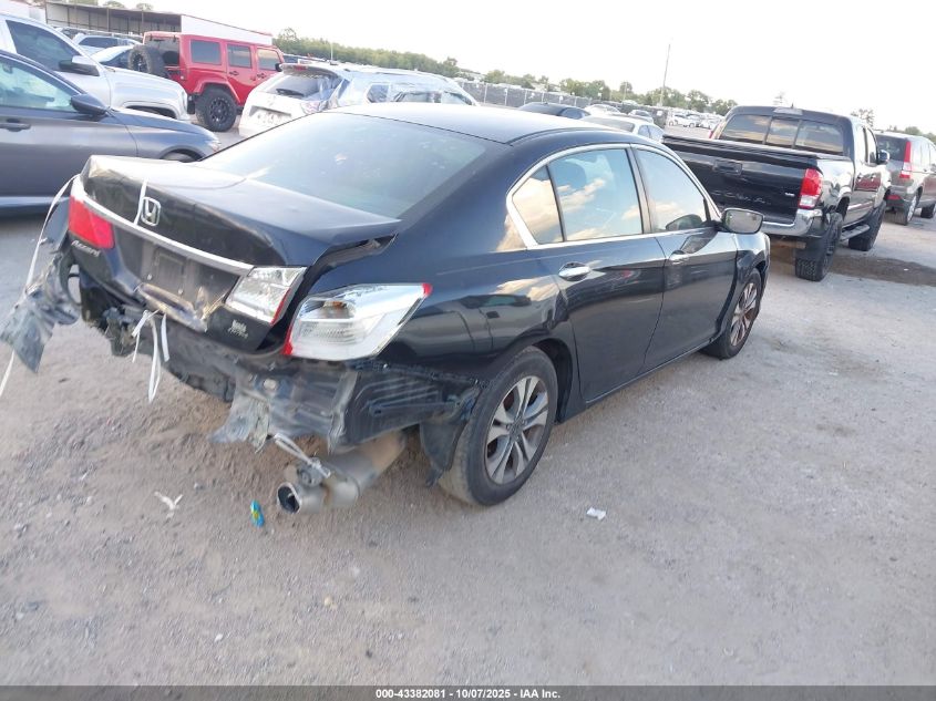 2015 Honda Accord Lx VIN: 1HGCR2F36FA202443 Lot: 43382081