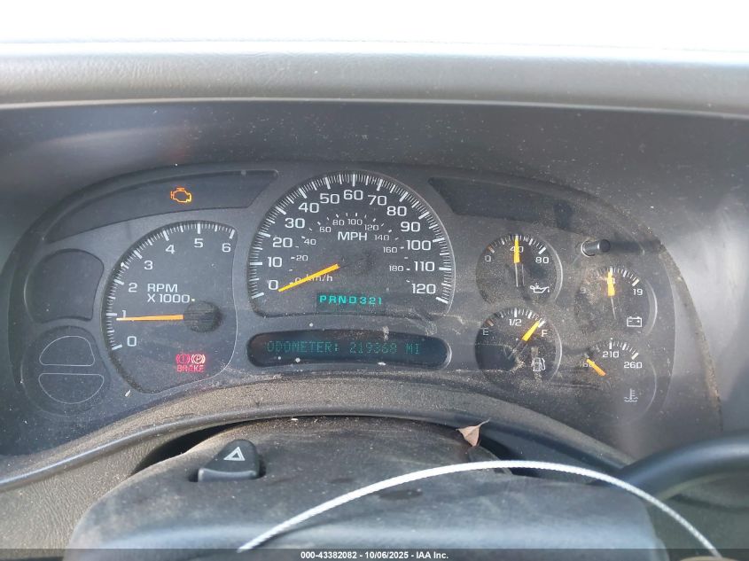 2003 Chevrolet Suburban 1500 Lt VIN: 3GNEC16ZX3G123952 Lot: 43382082