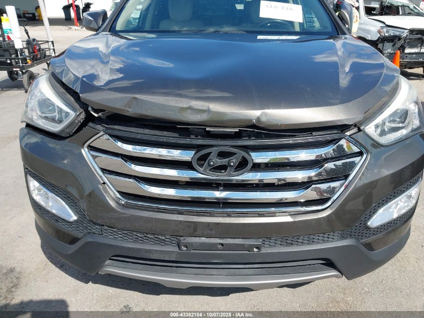 2013 Hyundai Santa Fe Sport 2.0T VIN: 5XYZU3LA1DG013857 Lot: 43382104