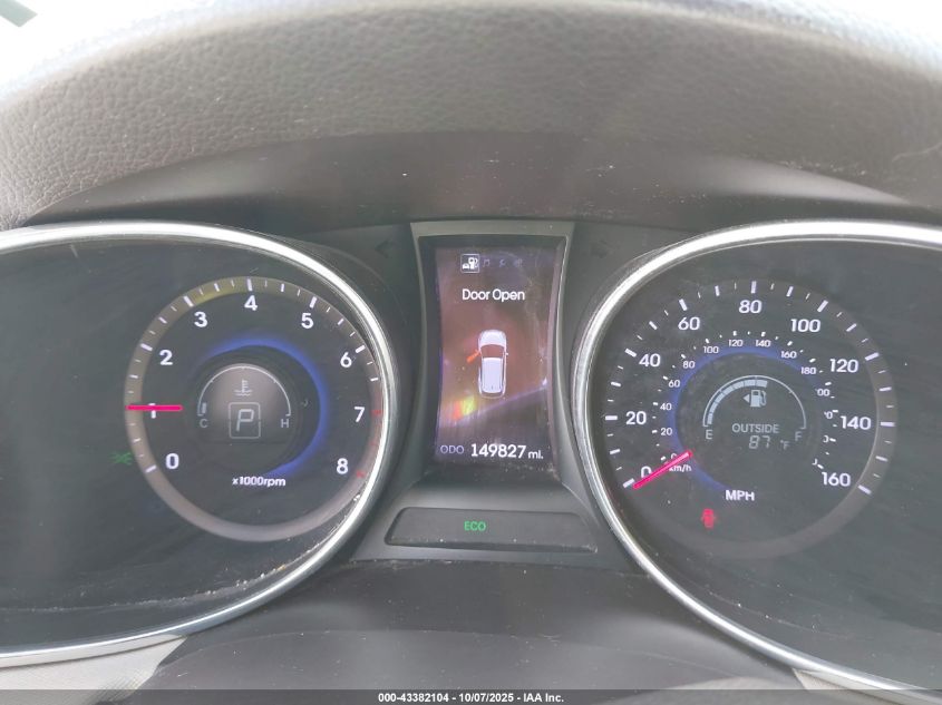 2013 Hyundai Santa Fe Sport 2.0T VIN: 5XYZU3LA1DG013857 Lot: 43382104