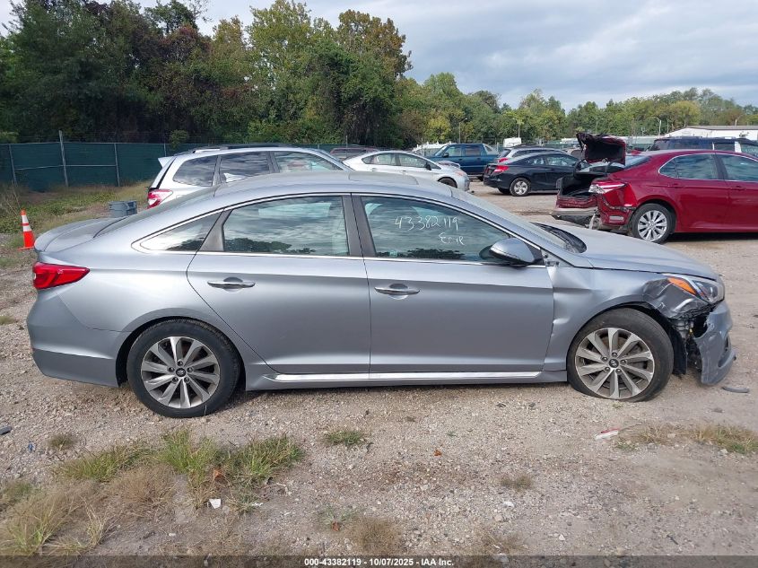 2016 Hyundai Sonata Sport VIN: 5NPE34AF5GH347456 Lot: 43382119