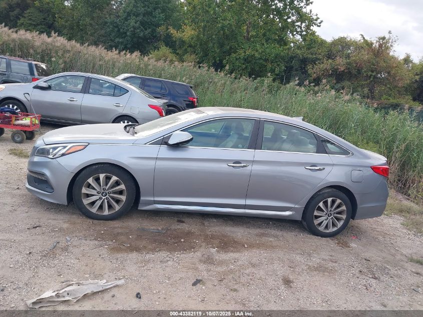 2016 Hyundai Sonata Sport VIN: 5NPE34AF5GH347456 Lot: 43382119