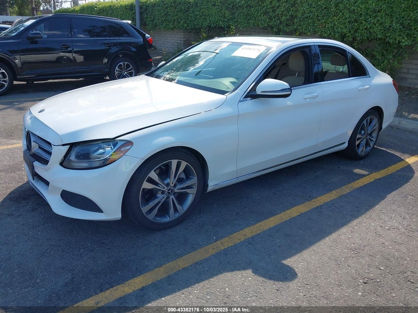 2018 MERCEDES-BENZ C 300 WDDWF4JB4JR416460