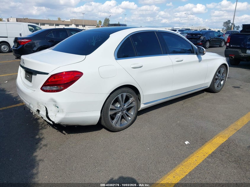 2018 MERCEDES-BENZ C 300 WDDWF4JB4JR416460