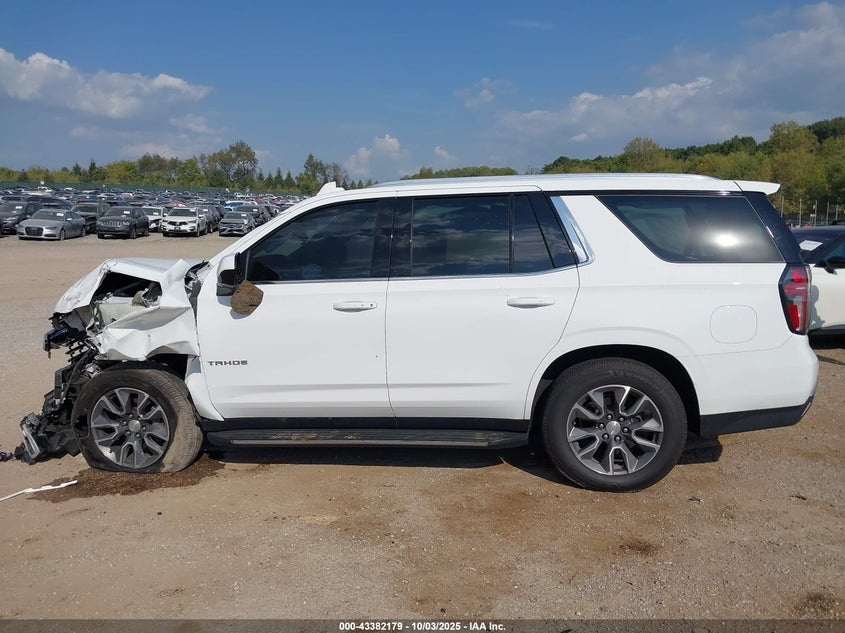 2021 CHEVROLET TAHOE 4WD LT 1GNSKNKD1MR295232