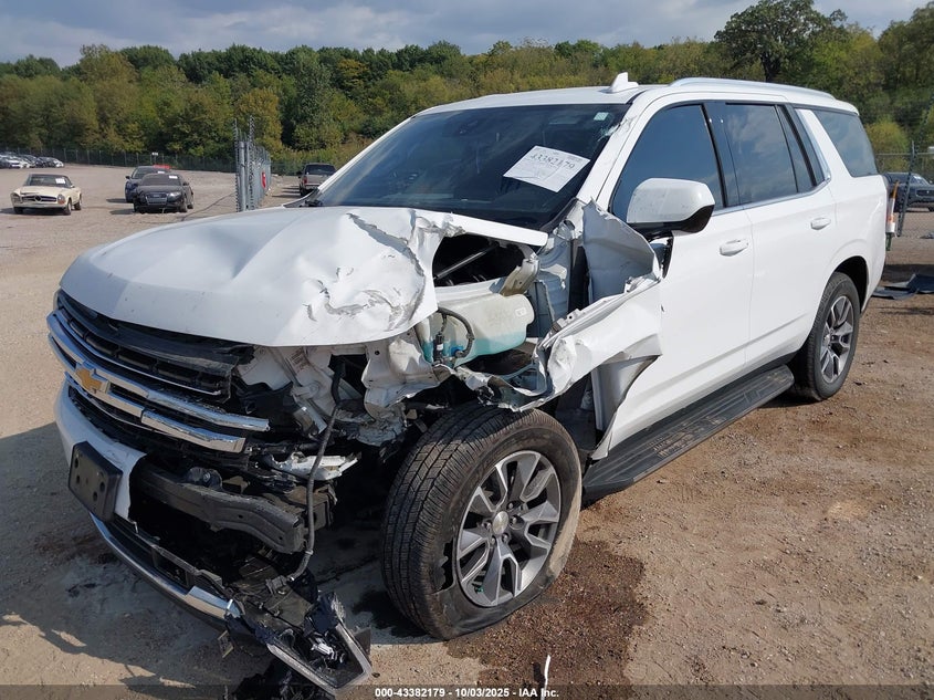 2021 CHEVROLET TAHOE 4WD LT 1GNSKNKD1MR295232
