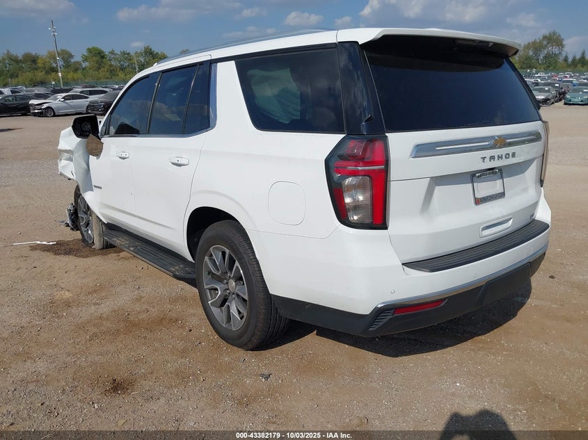 2021 CHEVROLET TAHOE 4WD LT 1GNSKNKD1MR295232