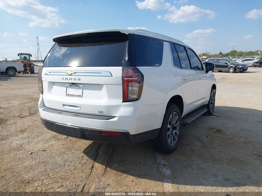 2021 CHEVROLET TAHOE 4WD LT 1GNSKNKD1MR295232