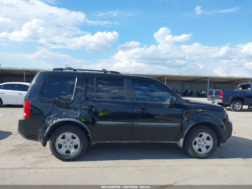 2009 Honda Pilot Lx VIN: 5FNYF38239B004504 Lot: 43382186