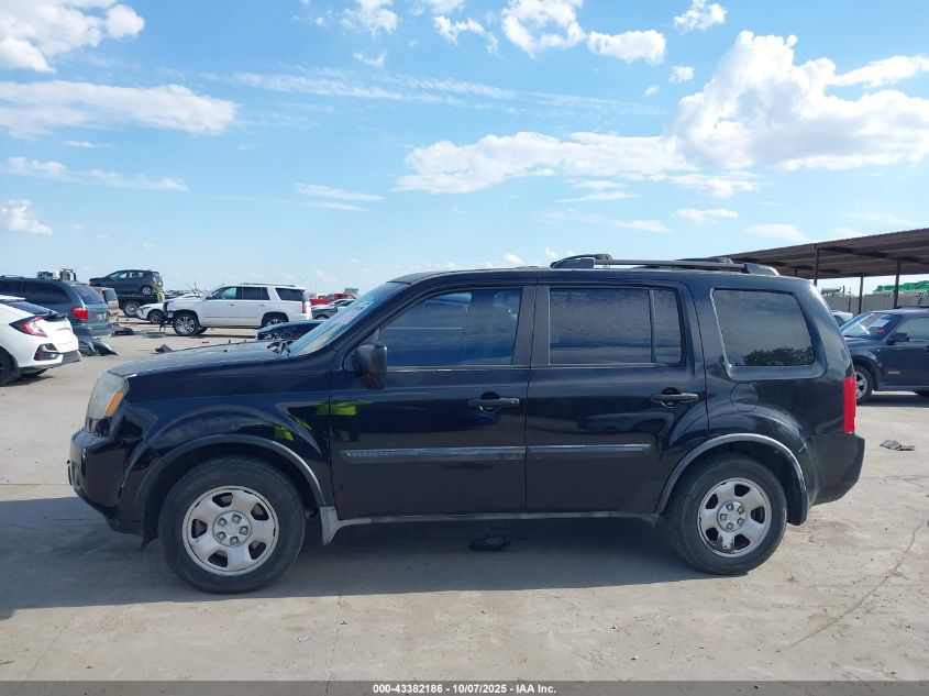 2009 Honda Pilot Lx VIN: 5FNYF38239B004504 Lot: 43382186