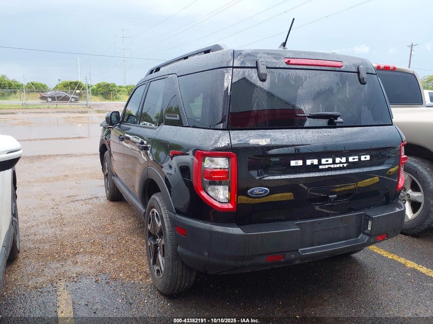 Vin: 3fmcr9c68pre01678, lot: 43876939, ford bronco sport outer banks 20233