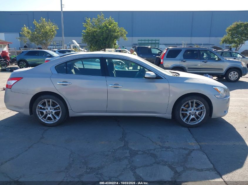 2010 Nissan Maxima 3.5 S VIN: 1N4AA5AP9AC874766 Lot: 43382214