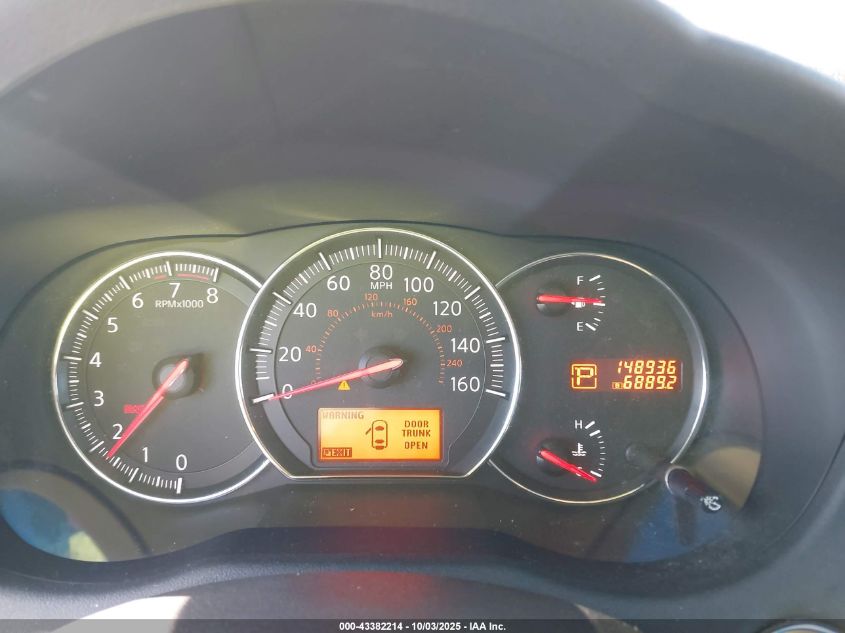 2010 Nissan Maxima 3.5 S VIN: 1N4AA5AP9AC874766 Lot: 43382214