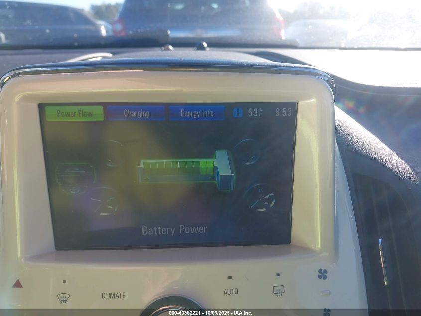 2011 Chevrolet Volt VIN: 1G1RD6E40BU100890 Lot: 43382221