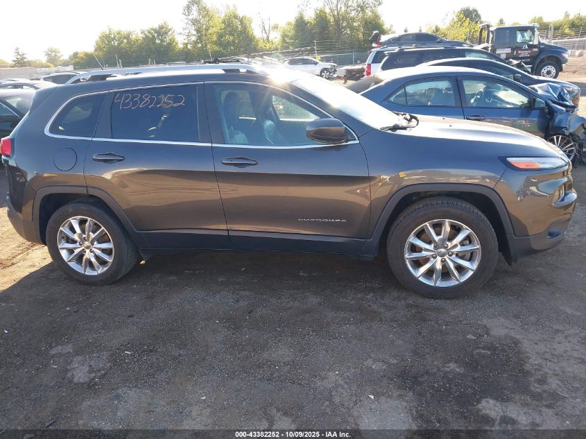 2015 Jeep Cherokee Limited VIN: 1C4PJMDS8FW688270 Lot: 43382252