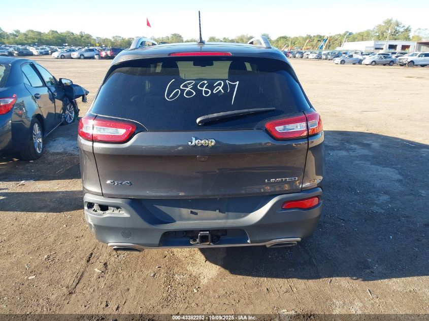 2015 Jeep Cherokee Limited VIN: 1C4PJMDS8FW688270 Lot: 43382252