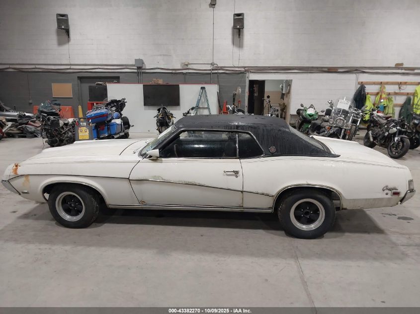 1969 Mercury Cougar Xr7 VIN: 9F93H57116 Lot: 43382270