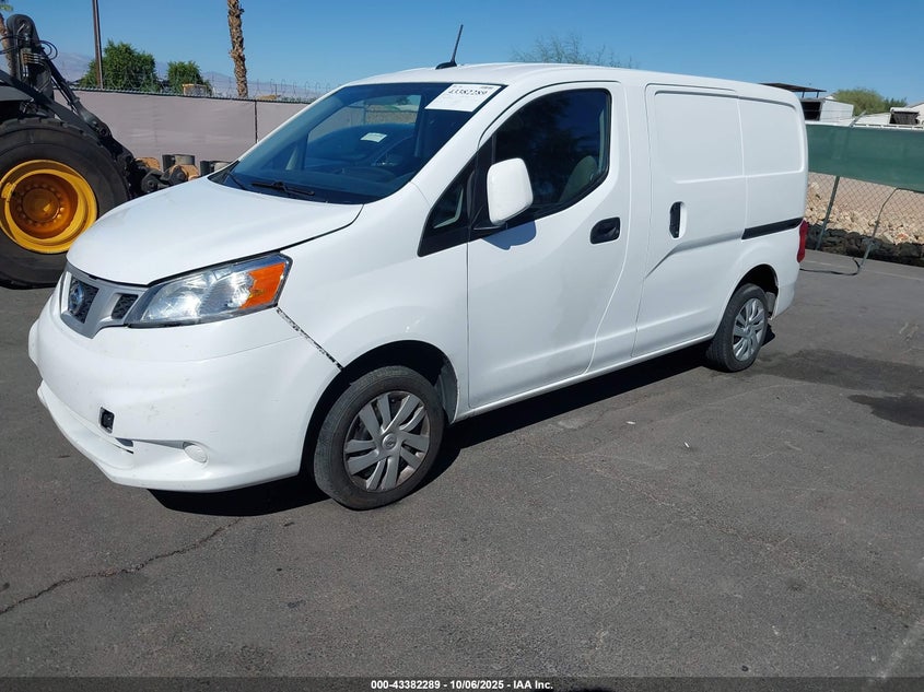2021 Nissan Nv200 Cargo Sv Xtronic Cvt white van gasoline 3N6CM0KN6MK702779 photo #3