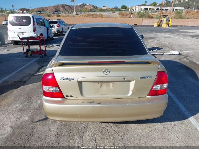 2003 Mazda Protege Dx/Es/Lx VIN: JM1BJ225331182172 Lot: 43382337