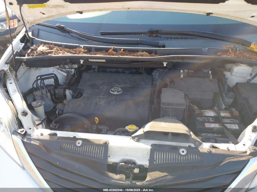 2012 Toyota Sienna Le 7 Passenger VIN: 5TDJK3DC2CS040859 Lot: 43382344