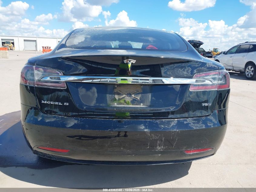 2018 Tesla Model S 100D/75D/P100D VIN: 5YJSA1E22JF291612 Lot: 43382348