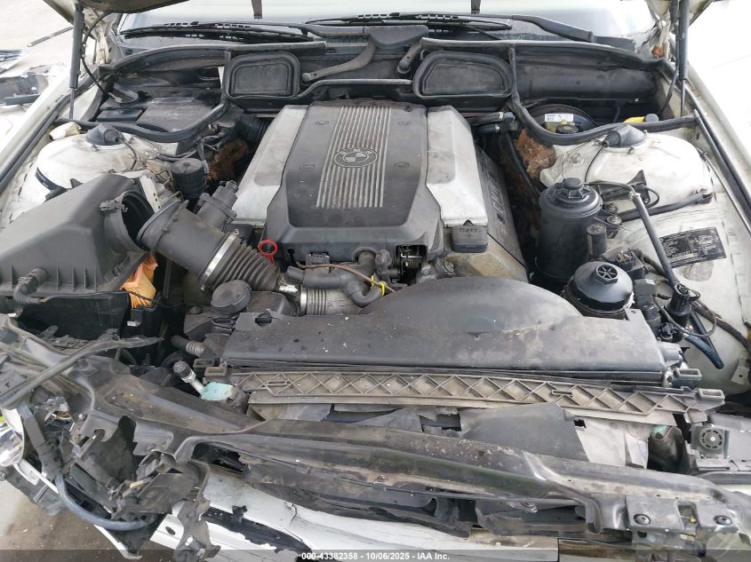 1998 BMW 740Il VIN: WBAGJ8324WDM11763 Lot: 43382358