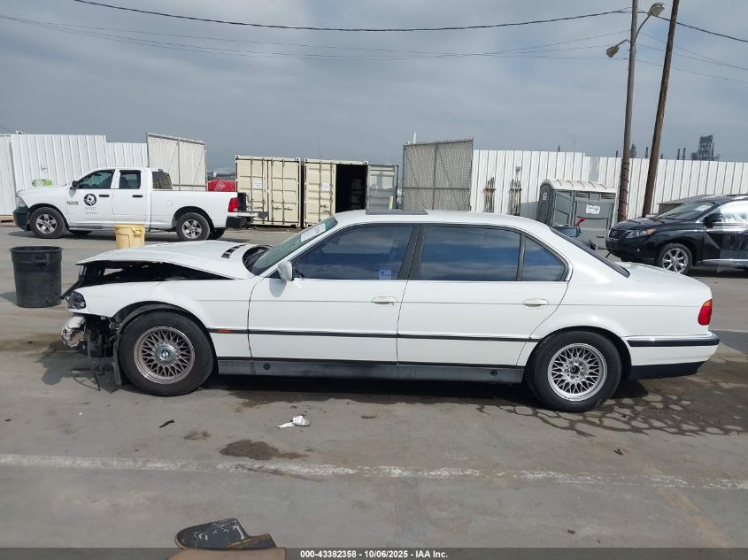 1998 BMW 740Il VIN: WBAGJ8324WDM11763 Lot: 43382358