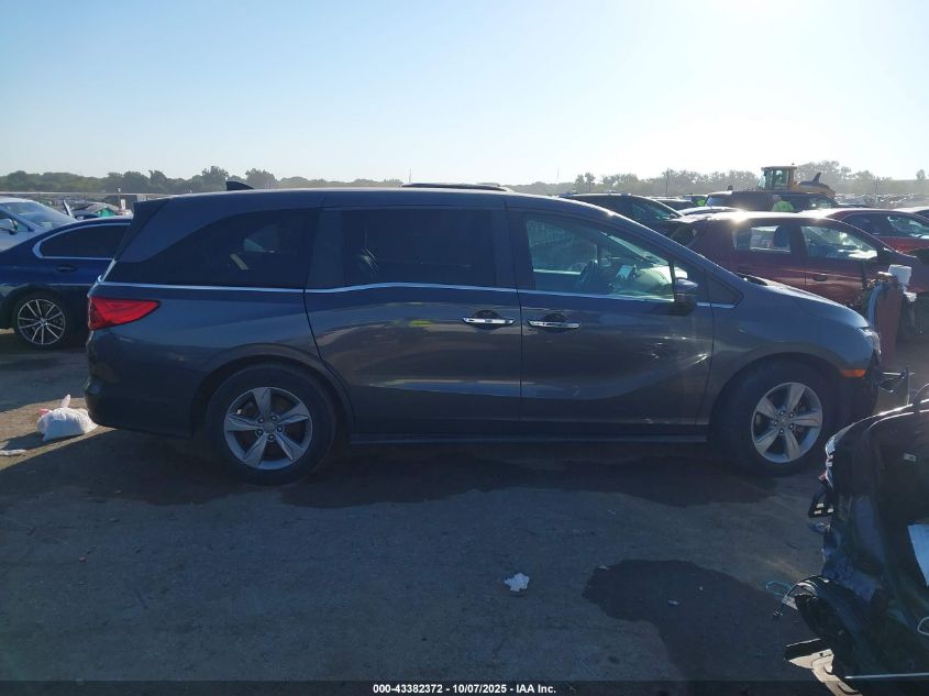 2019 Honda Odyssey Ex-L VIN: 5FNRL6H72KB048347 Lot: 43382372